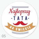 Naklejki 12szt. NAJLEPSZY TATA NA ŚWIECIE NAKLEJKI Naklejki 12szt. NAJLEPSZY TATA NA ŚWIECIE NAKLEJKI