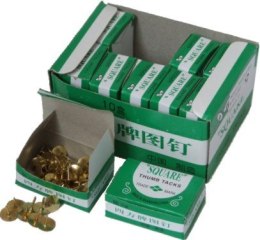 Pinezki złote - 10op. x 50szt. PI-206M Ninbo - MIXIMPORT