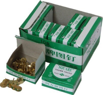 Pinezki złote - 10op. x 50szt. PI-206M Ninbo - MIXIMPORT