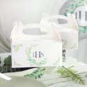 Pudełka na ciasto IHS Eukaliptus srebrny 10szt. DIY 132036 Party PAL - STOJAKI , BALONY, Pudełka na ciasto IHS Eukaliptus srebrny 10szt. DIY 132036 Party PAL - STOJAKI , BALONY,