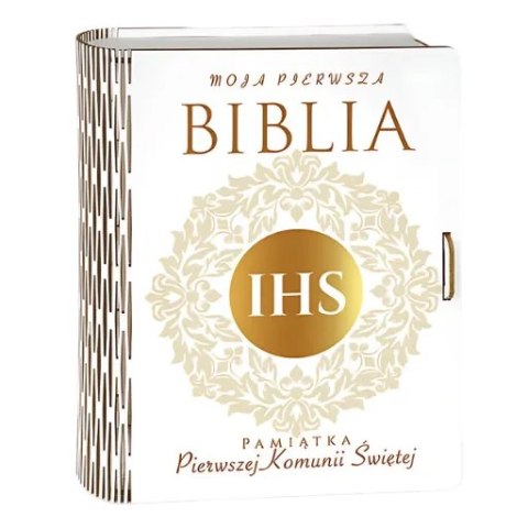 Pudełko na Biblię - Pamiątka I KOMUNII Świętej - Złoty IHS 3341-KOM5 CARGO-anioły Pudełko na Biblię - Pamiątka I KOMUNII Świętej - Złoty IHS 3341-KOM5 CARGO-anioły