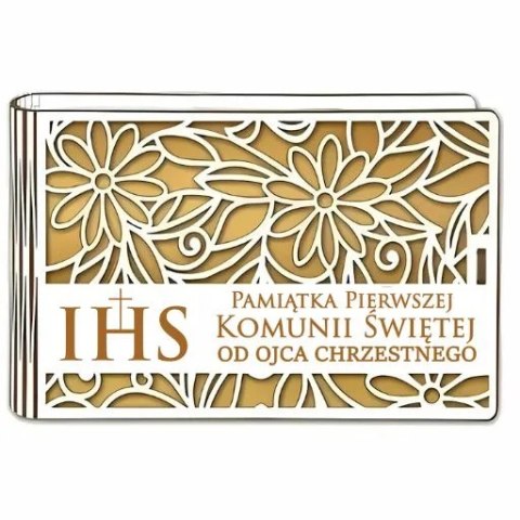 Pudełko na pieniądze banknotówka KOMUNIA - od OJCA CHRZESTNEGO - Ażur 3302A-KOM2Z-OC CARGO-anioły Pudełko na pieniądze banknotówka KOMUNIA - od OJCA CHRZESTNEGO - Ażur 3302A-KOM2Z-OC CARGO-anioły