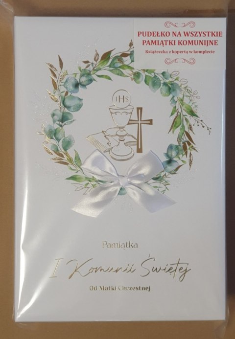 Pudełko na wszystkie pamiątki komunijne od Matki Chrzestnej TANGRAM-PLUS Pudełko na wszystkie pamiątki komunijne od Matki Chrzestnej TANGRAM-PLUS