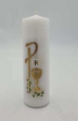 Świeca słupkowa 15cm Komunia Święta CANDELA - świece