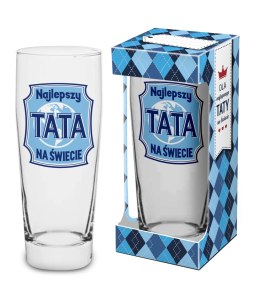 Szklanka do piwa 500 ml - Najlepszy Tata na świecie MAX GIFT