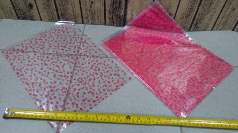 Worek celofan 25x35 czerwone kwiaty 25szt N8 POLSY-worki foliowe Worek celofan 25x35 czerwone kwiaty 25szt N8 POLSY-worki foliowe