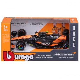 Auto metalowe MCLAREN F1 MCL38 (MIAMI GP) (2024) #4 LANDO NORRIS 1:43 18-38214_4 Midex