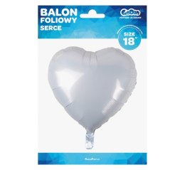 Balon SERCE BIAŁE 18'' 46cm | HS-S18BL GODAN
