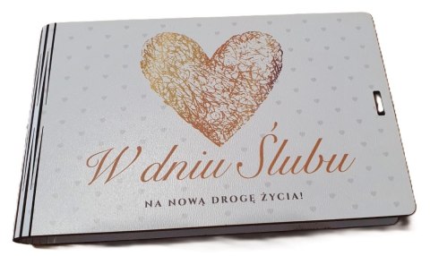 Banknotówka 9,5 x 16 cm ŚLUB SERCE 3302-SE CARGO-anioły Banknotówka 9,5 x 16 cm ŚLUB SERCE 3302-SE CARGO-anioły