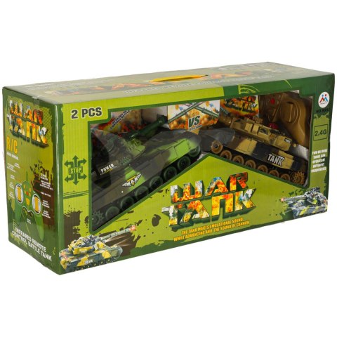 Czołgi zdalnie sterowane na pilota RC War Tank 9993 2,4GHz zestaw 2 sztuk Kik Sp. z o. o. Sp. k. Czołgi zdalnie sterowane na pilota RC War Tank 9993 2,4GHz zestaw 2 sztuk Kik Sp. z o. o. Sp. k.