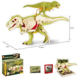 Dinozaur ze szkieletem do składania 16 x 12 x 5cm A-0109 TRIFOX