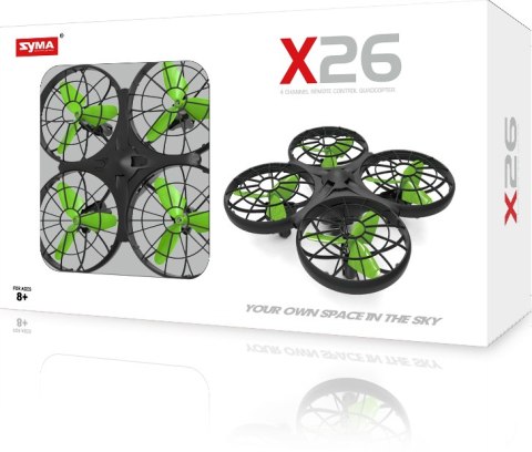 Dron RC Syma X26 2,4Ghz Headless Kik Sp. z o. o. Sp. k. Dron RC Syma X26 2,4Ghz Headless Kik Sp. z o. o. Sp. k.