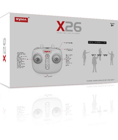 Dron RC Syma X26 2,4Ghz Headless Kik Sp. z o. o. Sp. k. Dron RC Syma X26 2,4Ghz Headless Kik Sp. z o. o. Sp. k.