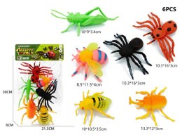 Insekty robale 6szt. 30 x 21,5 x 6 cm BZ7119 BIGTOYS