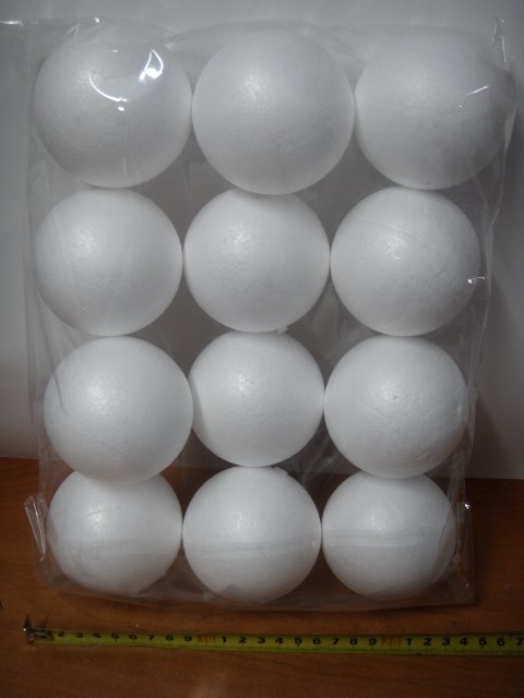 Kula styropianowa 8cm 12szt. | B-8 ALIGA Kula styropianowa 8cm 12szt. | B-8 ALIGA