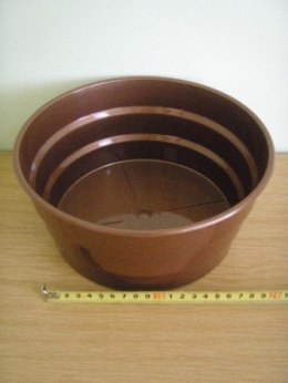 Miska stroik 16 cm miedź POLPLAST