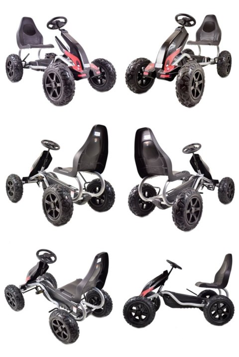 OLBRZYMI GOKART NA PEDAŁY, POMPOWANE KOŁA/B012 Import SUPER-TOYS OLBRZYMI GOKART NA PEDAŁY, POMPOWANE KOŁA/B012 Import SUPER-TOYS