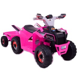 QUAD ATV ROAD Z PRZYCZEPĄ I MEGAFONEM/XMX630T Import SUPER-TOYS
