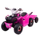 QUAD ATV ROAD Z PRZYCZEPĄ I MEGAFONEM/XMX630T Import SUPER-TOYS
