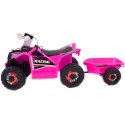 QUAD ATV ROAD Z PRZYCZEPĄ I MEGAFONEM/XMX630T Import SUPER-TOYS