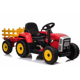 SUPER TRAKTOR BLOW - NA AKUMULATOR Z PRZYCZEPĄ, MIĘKKIE KOŁA, MIEKKIE SIEDZENIE, PILOT/XMX611 Import SUPER-TOYS