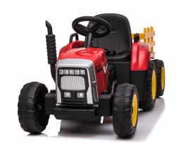 SUPER TRAKTOR BLOW - NA AKUMULATOR Z PRZYCZEPĄ, MIĘKKIE KOŁA, MIEKKIE SIEDZENIE, PILOT/XMX611 Import SUPER-TOYS