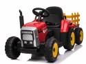 SUPER TRAKTOR BLOW - NA AKUMULATOR Z PRZYCZEPĄ, MIĘKKIE KOŁA, MIEKKIE SIEDZENIE, PILOT/XMX611 Import SUPER-TOYS