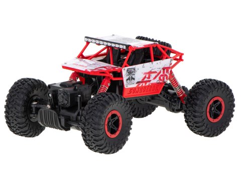 Samochód zdalnie sterowany na pilota RC Rock Crawler HB 2,4GHz 1:18 czerwony Kik Sp. z o. o. Sp. k. Samochód zdalnie sterowany na pilota RC Rock Crawler HB 2,4GHz 1:18 czerwony Kik Sp. z o. o. Sp. k.