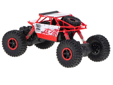 Samochód zdalnie sterowany na pilota RC Rock Crawler HB 2,4GHz 1:18 czerwony Kik Sp. z o. o. Sp. k. Samochód zdalnie sterowany na pilota RC Rock Crawler HB 2,4GHz 1:18 czerwony Kik Sp. z o. o. Sp. k.