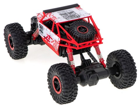 Samochód zdalnie sterowany na pilota RC Rock Crawler HB 2,4GHz 1:18 czerwony Kik Sp. z o. o. Sp. k. Samochód zdalnie sterowany na pilota RC Rock Crawler HB 2,4GHz 1:18 czerwony Kik Sp. z o. o. Sp. k.