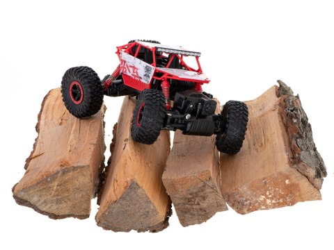 Samochód zdalnie sterowany na pilota RC Rock Crawler HB 2,4GHz 1:18 czerwony Kik Sp. z o. o. Sp. k. Samochód zdalnie sterowany na pilota RC Rock Crawler HB 2,4GHz 1:18 czerwony Kik Sp. z o. o. Sp. k.