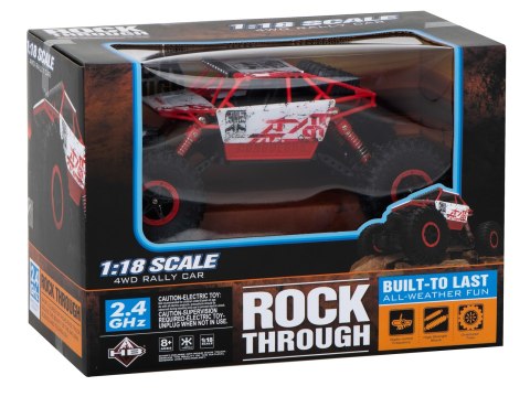 Samochód zdalnie sterowany na pilota RC Rock Crawler HB 2,4GHz 1:18 czerwony Kik Sp. z o. o. Sp. k. Samochód zdalnie sterowany na pilota RC Rock Crawler HB 2,4GHz 1:18 czerwony Kik Sp. z o. o. Sp. k.