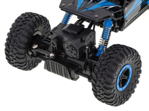 Samochód zdalnie sterowany na pilota RC Rock Crawler HB 2,4GHz 1:18 niebieski Kik Sp. z o. o. Sp. k. Samochód zdalnie sterowany na pilota RC Rock Crawler HB 2,4GHz 1:18 niebieski Kik Sp. z o. o. Sp. k.