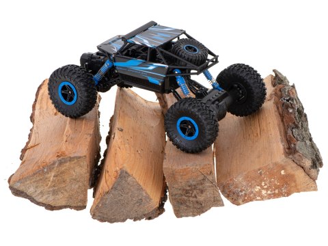 Samochód zdalnie sterowany na pilota RC Rock Crawler HB 2,4GHz 1:18 niebieski Kik Sp. z o. o. Sp. k. Samochód zdalnie sterowany na pilota RC Rock Crawler HB 2,4GHz 1:18 niebieski Kik Sp. z o. o. Sp. k.