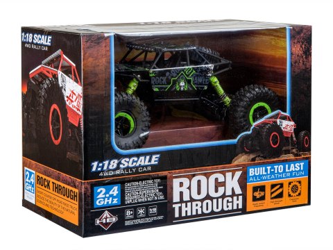 Samochód zdalnie sterowany na pilota RC Rock Crawler HB 2,4GHz 1:18 zielony Kik Sp. z o. o. Sp. k. Samochód zdalnie sterowany na pilota RC Rock Crawler HB 2,4GHz 1:18 zielony Kik Sp. z o. o. Sp. k.