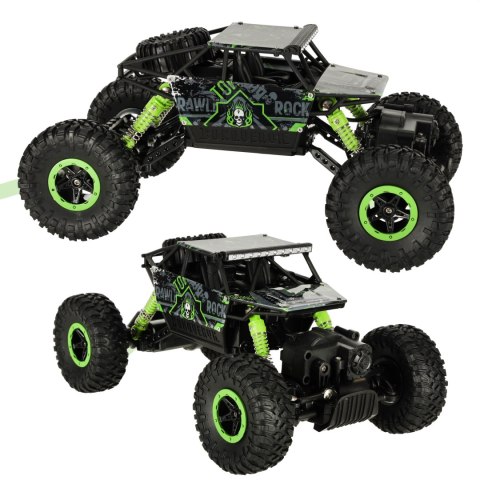 Samochód zdalnie sterowany na pilota RC Rock Crawler HB 2,4GHz 1:18 zielony Kik Sp. z o. o. Sp. k. Samochód zdalnie sterowany na pilota RC Rock Crawler HB 2,4GHz 1:18 zielony Kik Sp. z o. o. Sp. k.