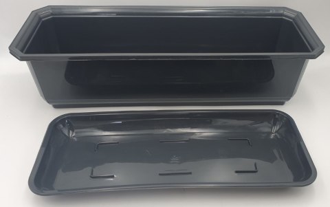 Skrzynka balkonowa 40 ANTRACYT POLPLAST
