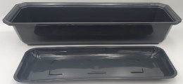 Skrzynka balkonowa 60 + podstawka ANTRACYT POLPLAST