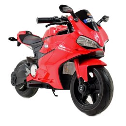 WIELKI MOTOR ŚCIGACZ PERFECT WOLNY START, 250 WAT, ŁAŃCUCH, TARCZOWE HAMULCE, MIĘKKIE KOŁA/SX1629-24V Import SUPER-TOYS