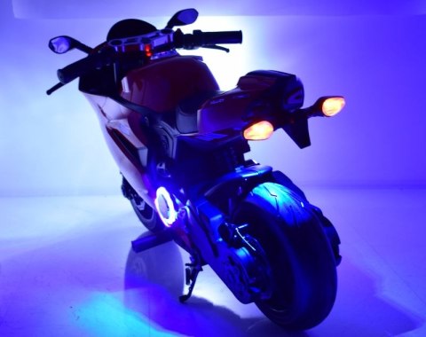 WIELKI MOTOR ŚCIGACZ PERFECT WOLNY START, 250 WAT, ŁAŃCUCH, TARCZOWE HAMULCE, MIĘKKIE KOŁA/SX1629-24V Import SUPER-TOYS WIELKI MOTOR ŚCIGACZ PERFECT WOLNY START, 250 WAT, ŁAŃCUCH, TARCZOWE HAMULCE, MIĘKKIE KOŁA/SX1629-24V Import SUPER-TOYS