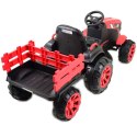 WIELKI TRAKTOR NA AKUMULATOR Z PRZYCZEPĄ "POWER 06", MIĘKKIE SIEDZENIE/WH-777 Import SUPER-TOYS
