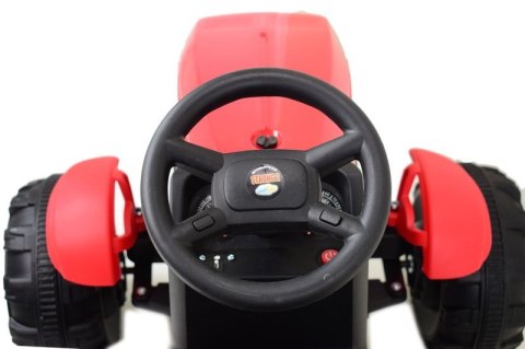 WIELKI TRAKTOR NA AKUMULATOR Z PRZYCZEPĄ "POWER 06", MIĘKKIE SIEDZENIE/WH-777 Import SUPER-TOYS WIELKI TRAKTOR NA AKUMULATOR Z PRZYCZEPĄ "POWER 06", MIĘKKIE SIEDZENIE/WH-777 Import SUPER-TOYS