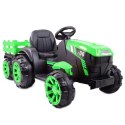WIELKI TRAKTOR NA AKUMULATOR Z PRZYCZEPĄ "POWER 06", MIĘKKIE SIEDZENIE/WH-777 Import SUPER-TOYS