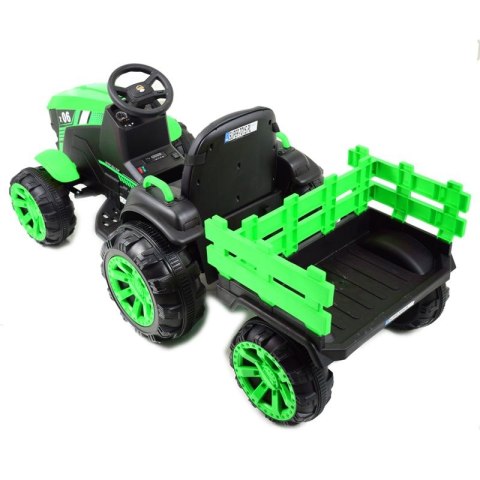 WIELKI TRAKTOR NA AKUMULATOR Z PRZYCZEPĄ "POWER 06", MIĘKKIE SIEDZENIE/WH-777 Import SUPER-TOYS WIELKI TRAKTOR NA AKUMULATOR Z PRZYCZEPĄ "POWER 06", MIĘKKIE SIEDZENIE/WH-777 Import SUPER-TOYS