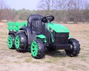 WIELKI TRAKTOR NA AKUMULATOR Z PRZYCZEPĄ "POWER 06", MIĘKKIE SIEDZENIE/WH-777 Import SUPER-TOYS