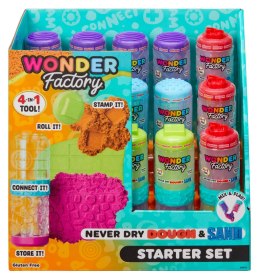 Wonder Factory Never Dry Dough & Sand Starter Set Asst in PDQ 595304-EUC MGA