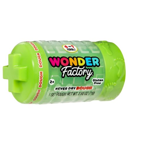 Wonder Factory Never Dry Dough Singles - Green 594987 MGA Wonder Factory Never Dry Dough Singles - Green 594987 MGA