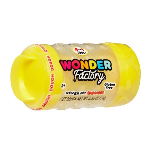 Wonder Factory Never Dry Dough Singles - Yellow 594970 MGA Wonder Factory Never Dry Dough Singles - Yellow 594970 MGA