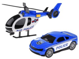 Zestaw pojazdów policyjnych auto helikopter dźwięk światło ZA4626 JOKOMISIADA - zabawki Wieliczka