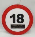Znak urodzinowy 36cm 18-nastka REPETA-18NASTKI Znak urodzinowy 36cm 18-nastka REPETA-18NASTKI